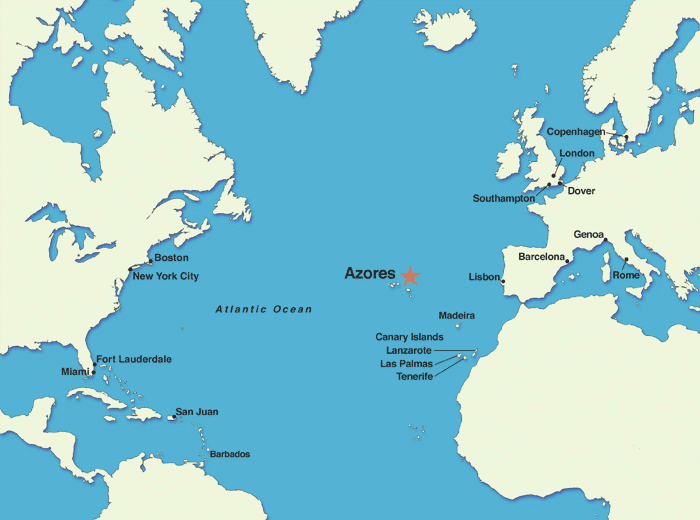 Where is the Azores?